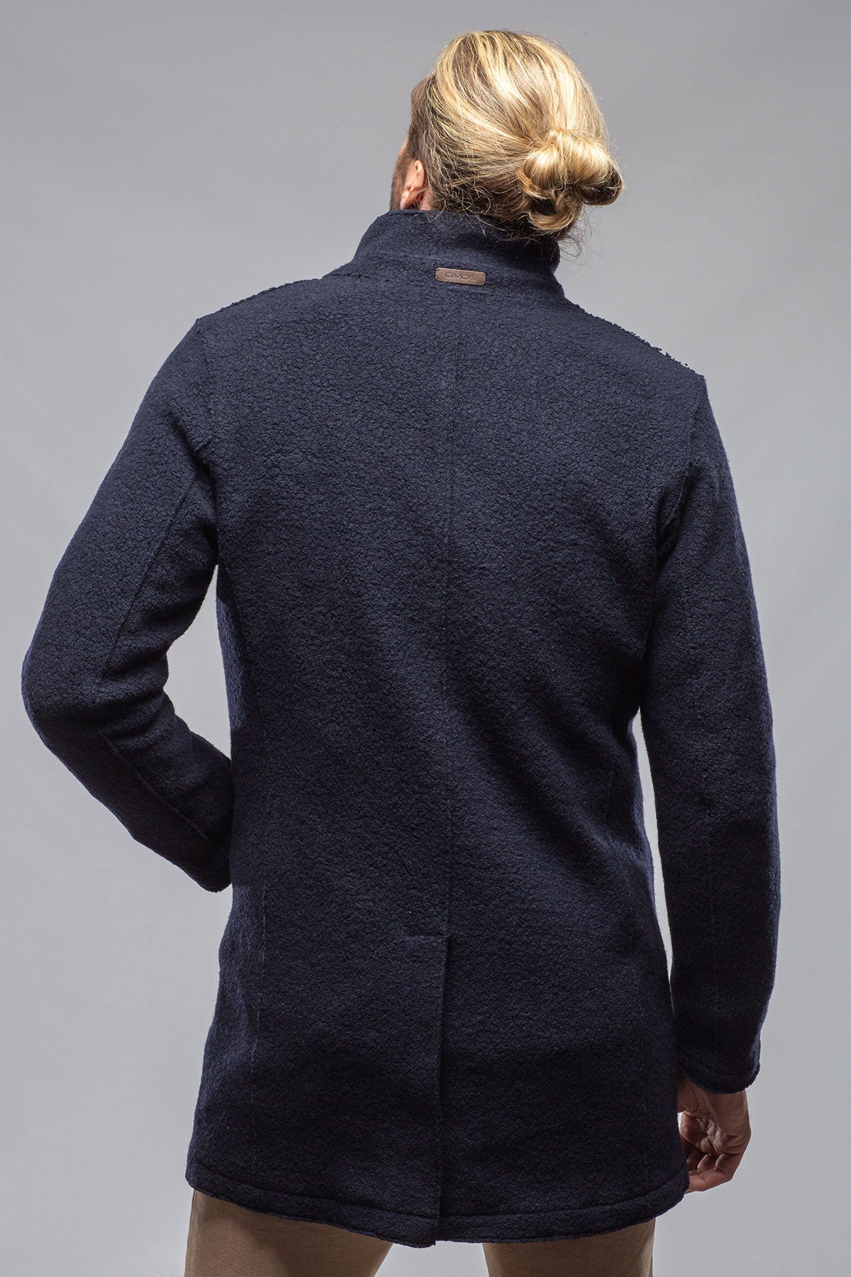 Salisbury Long Boucle Knit Coat | Warehouse - Mens - Outerwear - Cloth | Gimo's