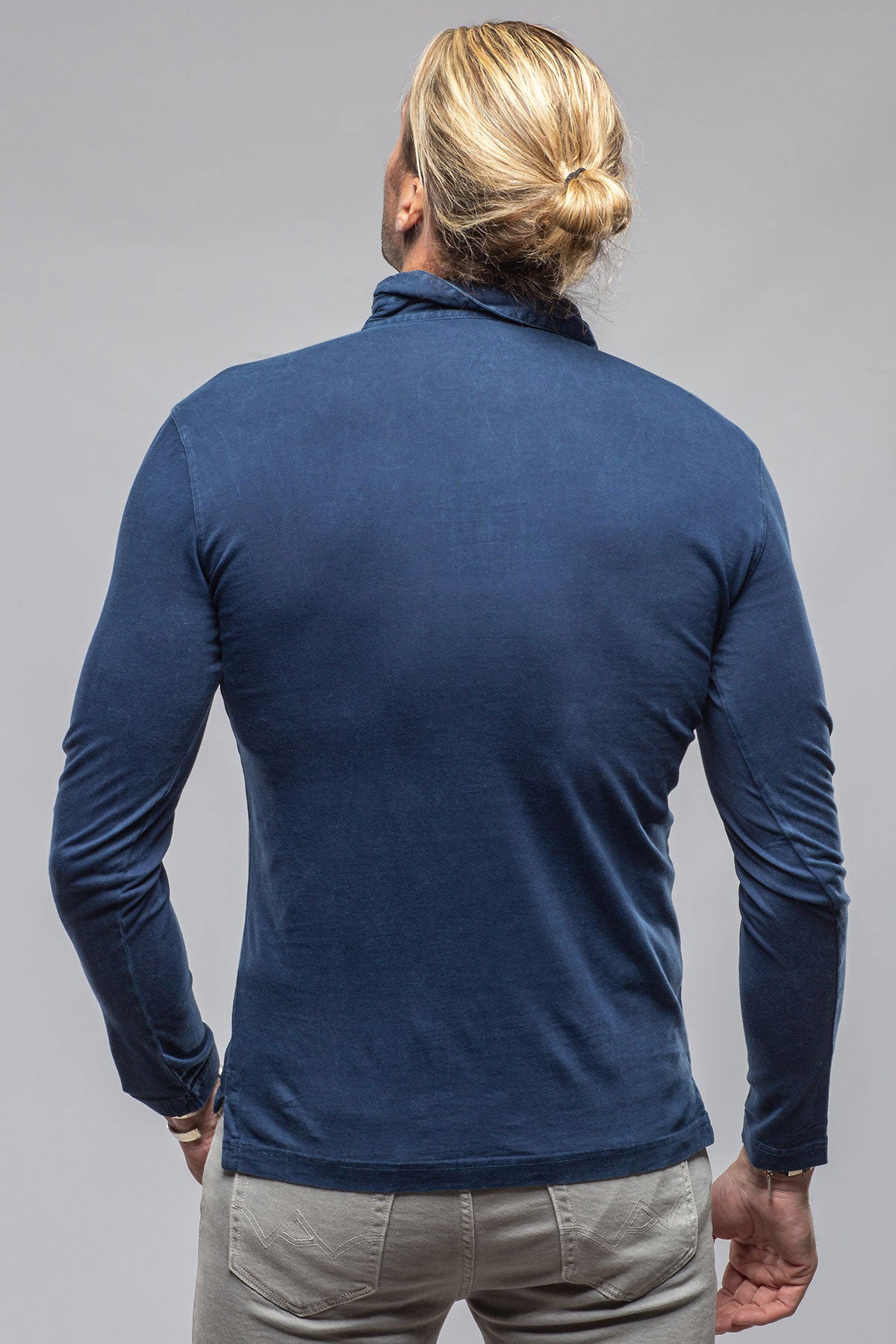 Newport Cotton Polo In Indigo | Mens - Shirts - Polos | Georg Roth