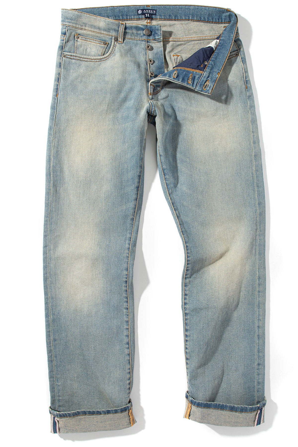 Edmonton Regular Fit Selvedge | Mens - Pants - 5 Pocket | Axel's Black Label Denim