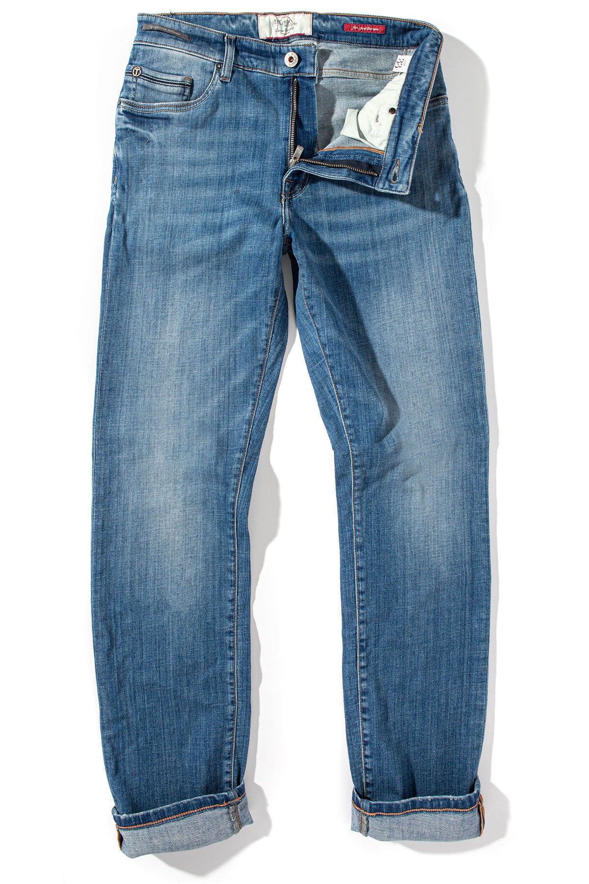 Idaho Denim in Mid Blue | Mens - Pants - 5 Pocket | Axel's Premium Denim