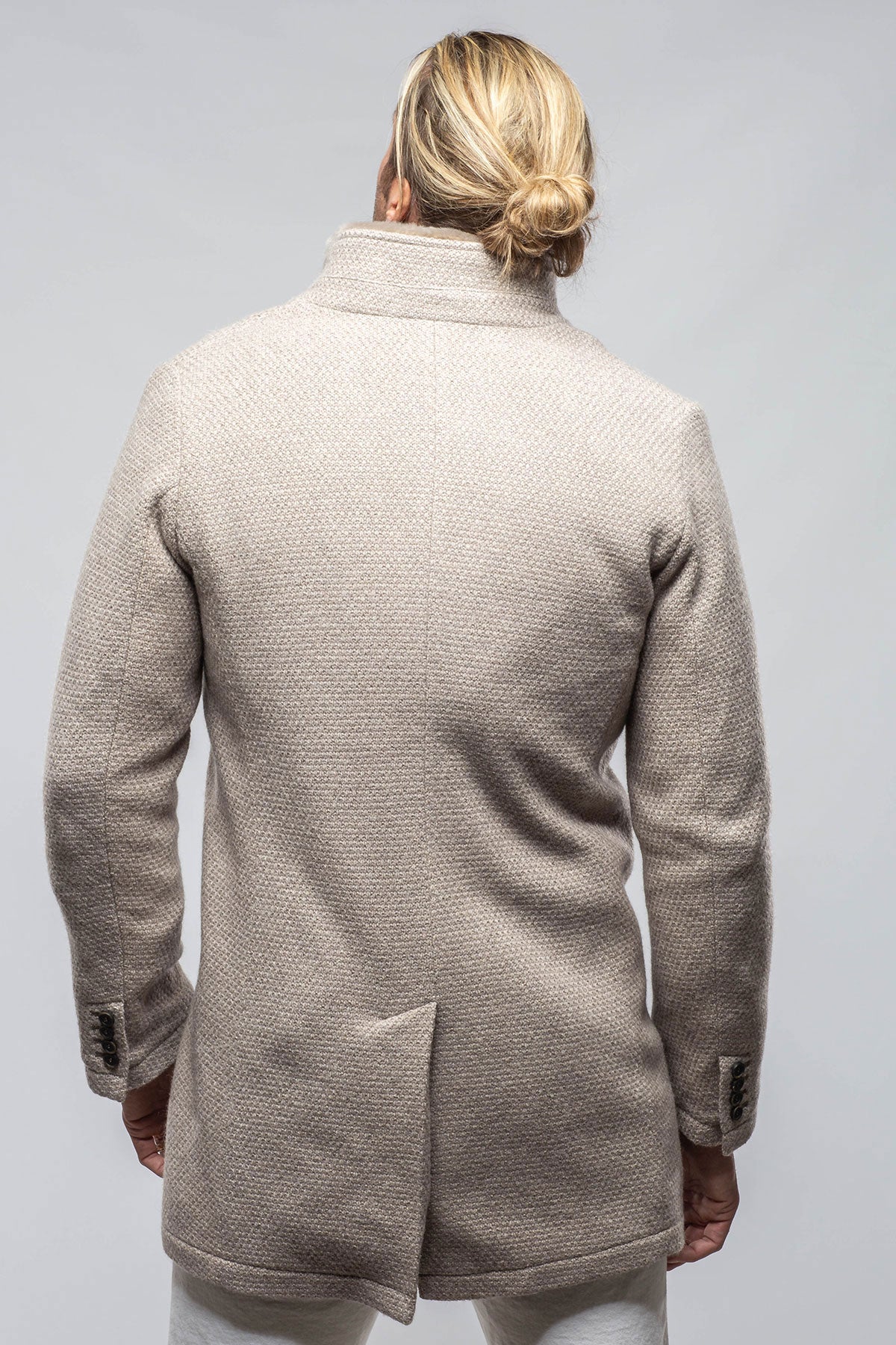 Vancouver Knit Coat In Stone | Warehouse - Mens - Outerwear - Cloth | Gimo's