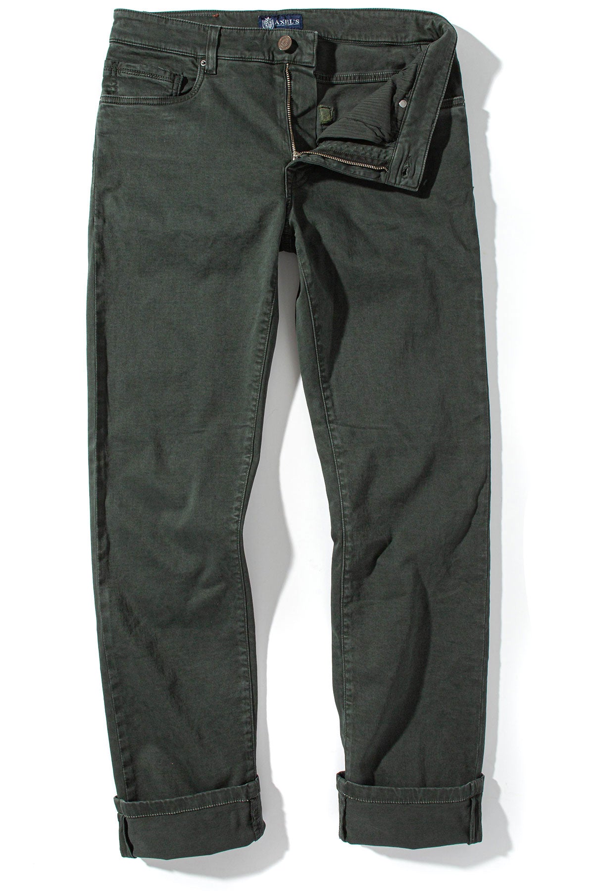 Colorado Soft-Touch Slim Jeans In Verde Loden