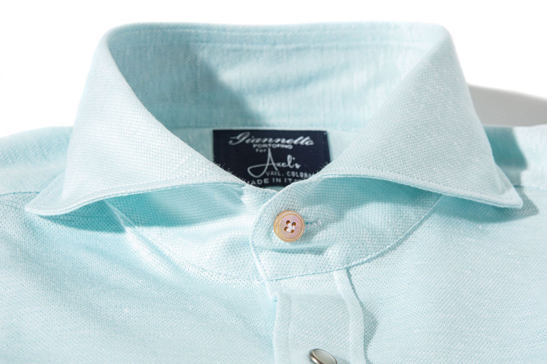 Schwinn Cotton Linen Shirt in Lt. Blue | Mens - Shirts - Dress | Giannetto Portofino