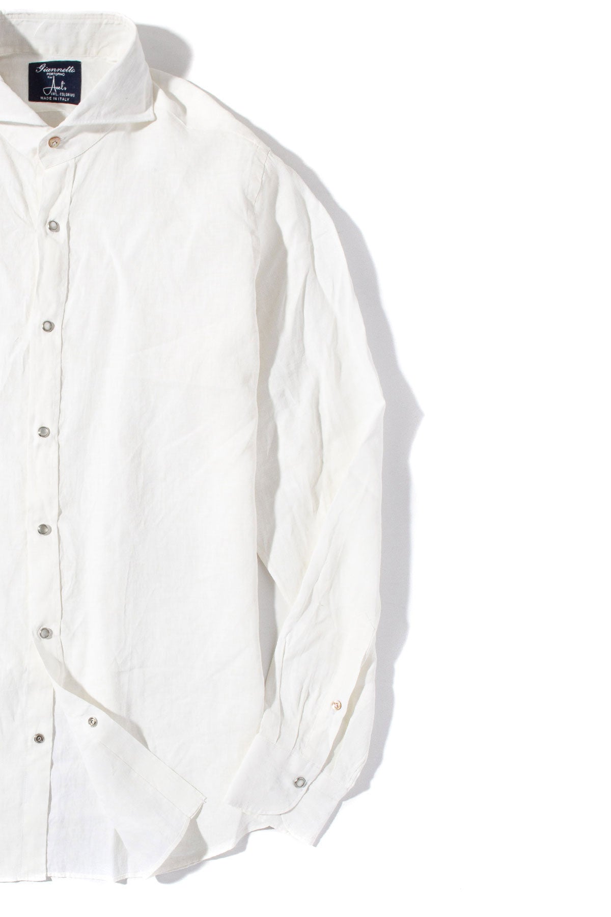 Sorgue Linen Shirt In White | Mens - Shirts - Dress | Axels GP