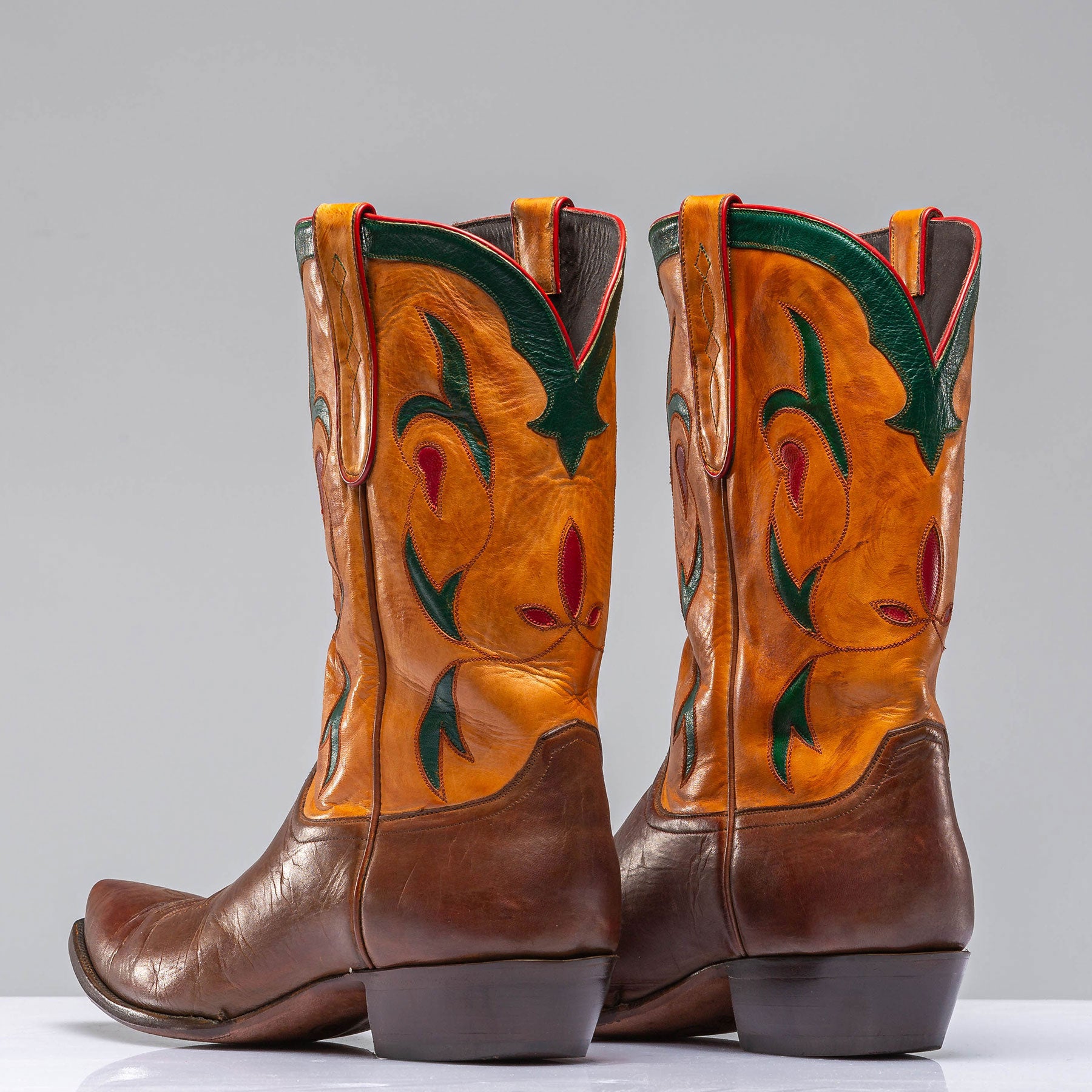 Refurbished Ranch Hand Vintage Inlaid Boots | Mens - Cowboy Boots | Stallion Boots