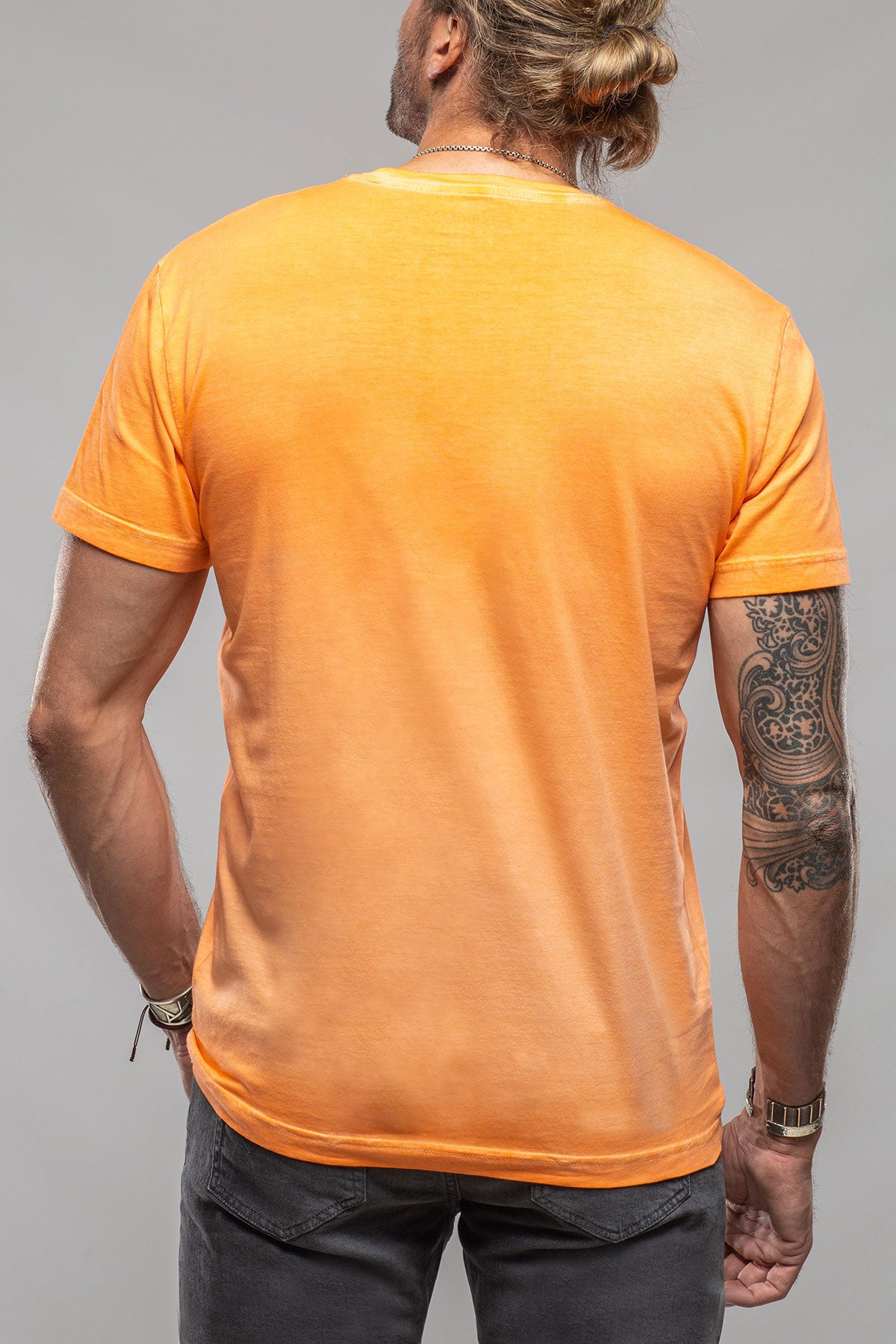 Pismo Cotton T In Orange | Mens - Shirts - T-Shirts | Georg Roth