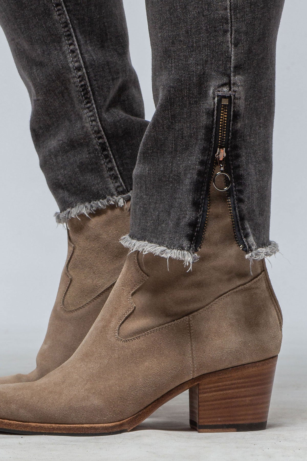 MAC Rich Slim Chic Anthracite Wash | Ladies - Pants - Jeans | Mac Jeans