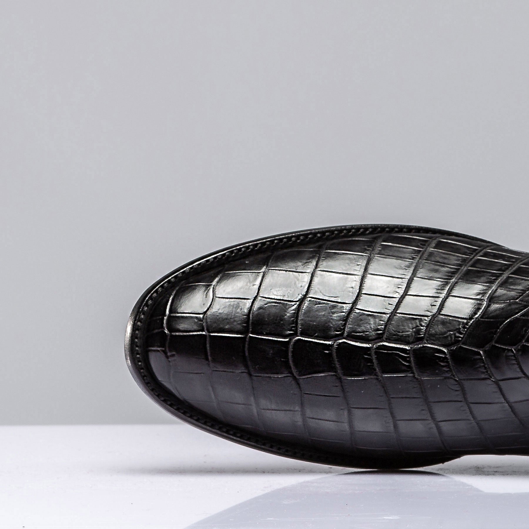 Black Crocodile Chelsea Boots | Mens - Cowboy Boots | Stallion Boots