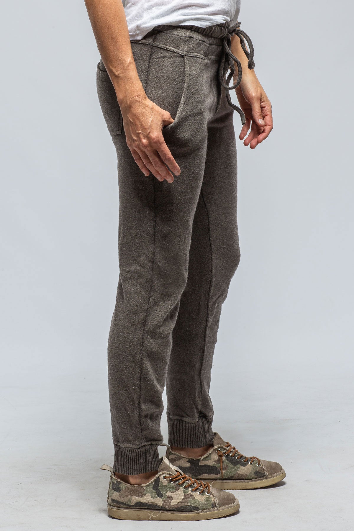 Atlantic Jogger In Stone Washed Grey | Ladies - Pants - Knit | Axels Premium Denim