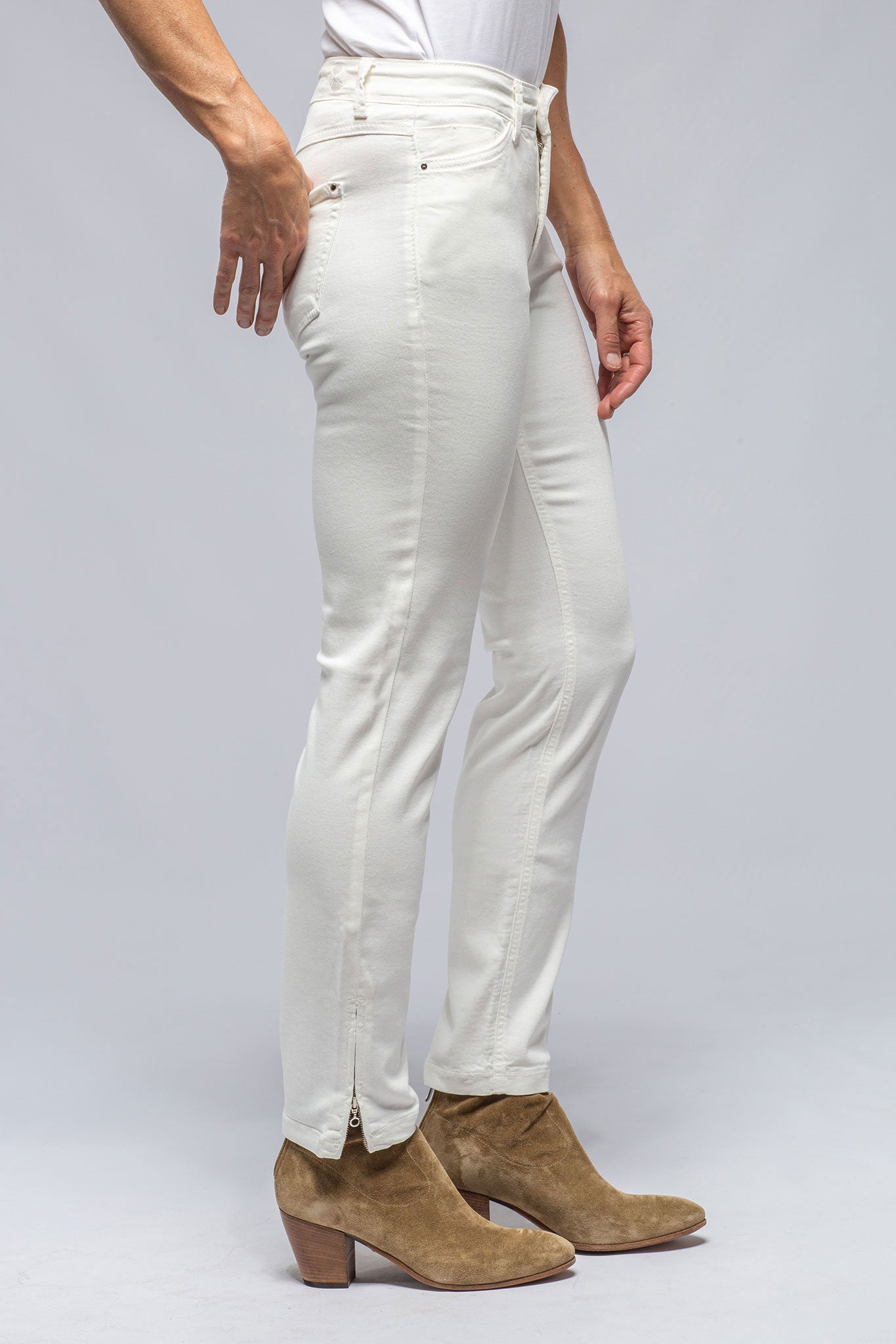 MAC Dream Chic in Off White | Ladies - Pants | Mac Jeans