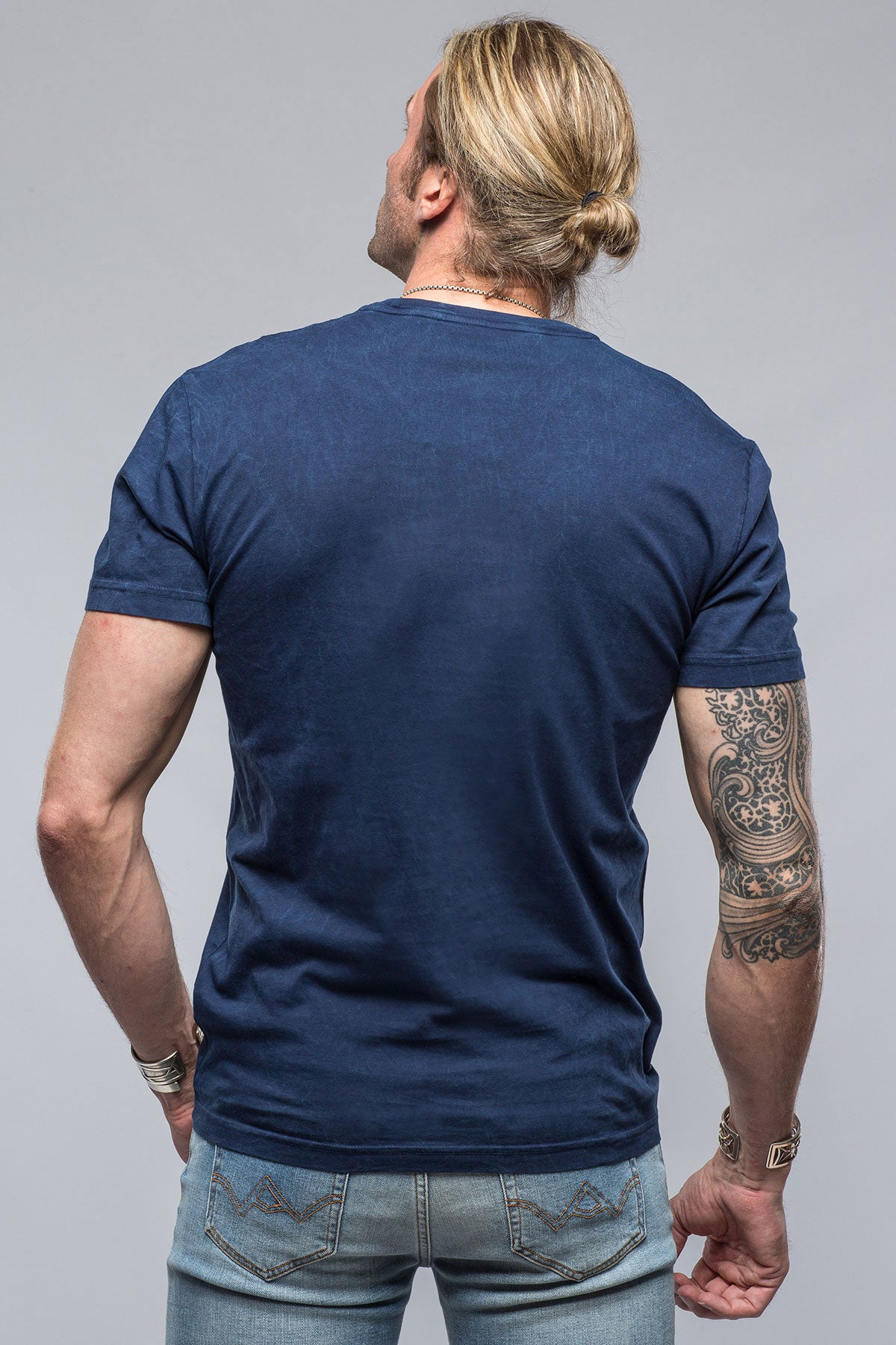 Pismo Cotton Tee In Indigo | Mens - Shirts - T-Shirts | Georg Roth