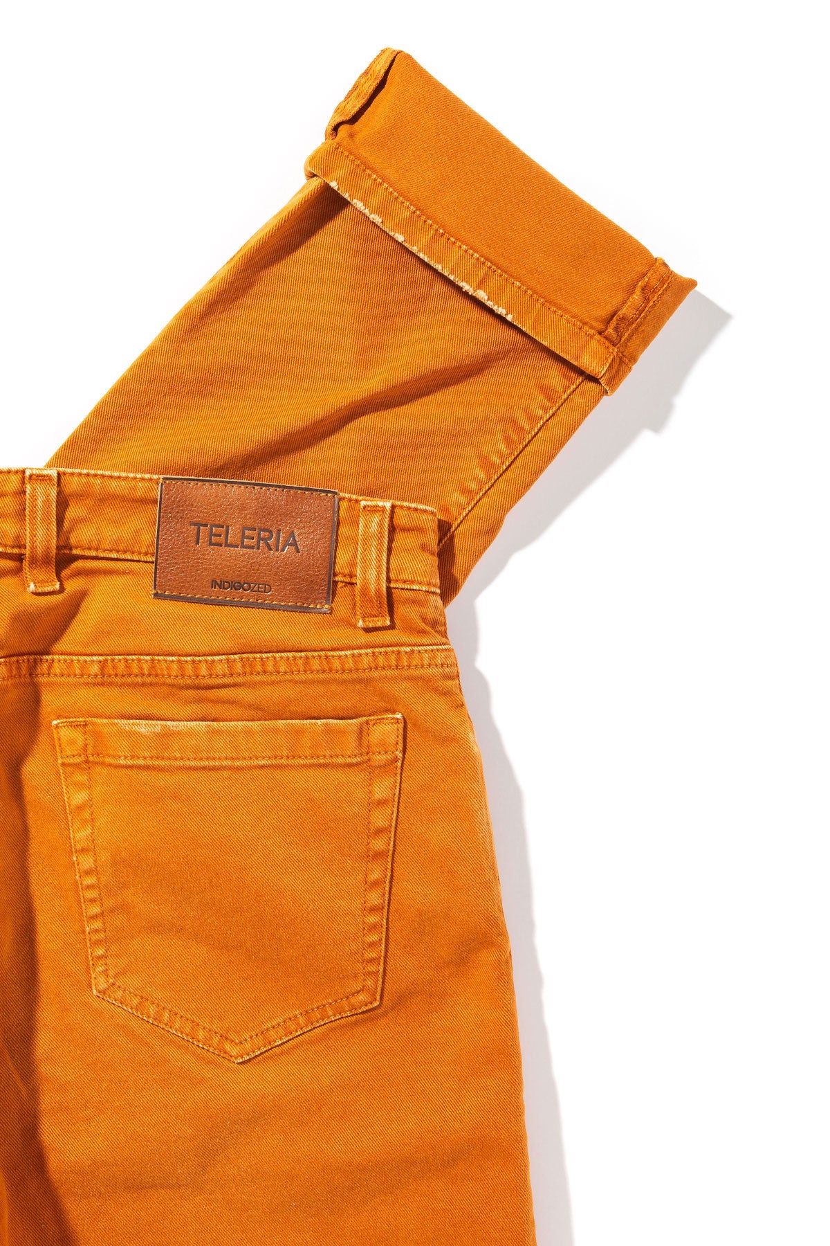 Jackson 5-Pocket Cotton Twill In Papaya | Mens - Pants - 5 Pocket | Teleria Zed