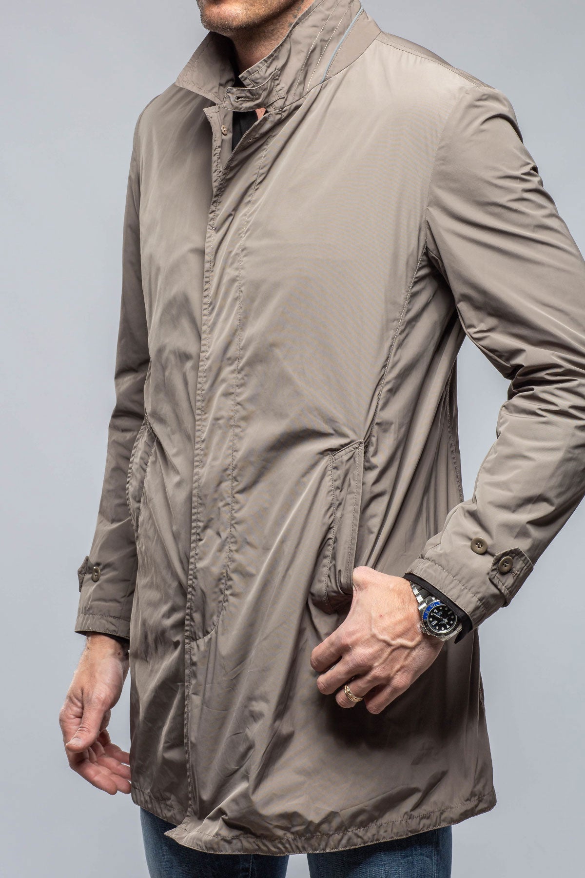 Cory Lightweight Jacket In Tan | Warehouse - Mens - Outerwear - Cloth | Gimo's