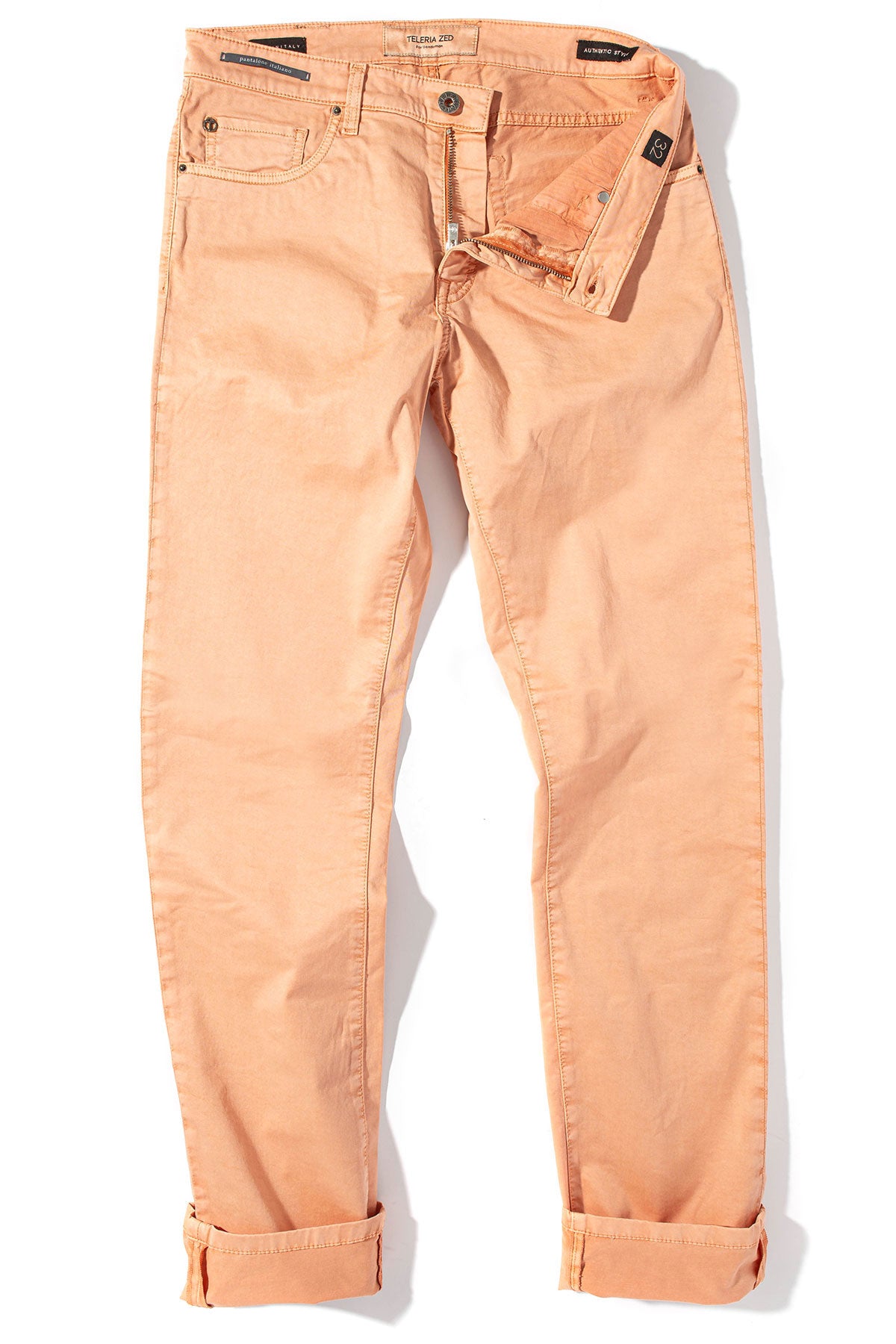 Summit 5-Pocket Cotton Twill In Ambra | Mens - Pants - 5 Pocket | Teleria Zed