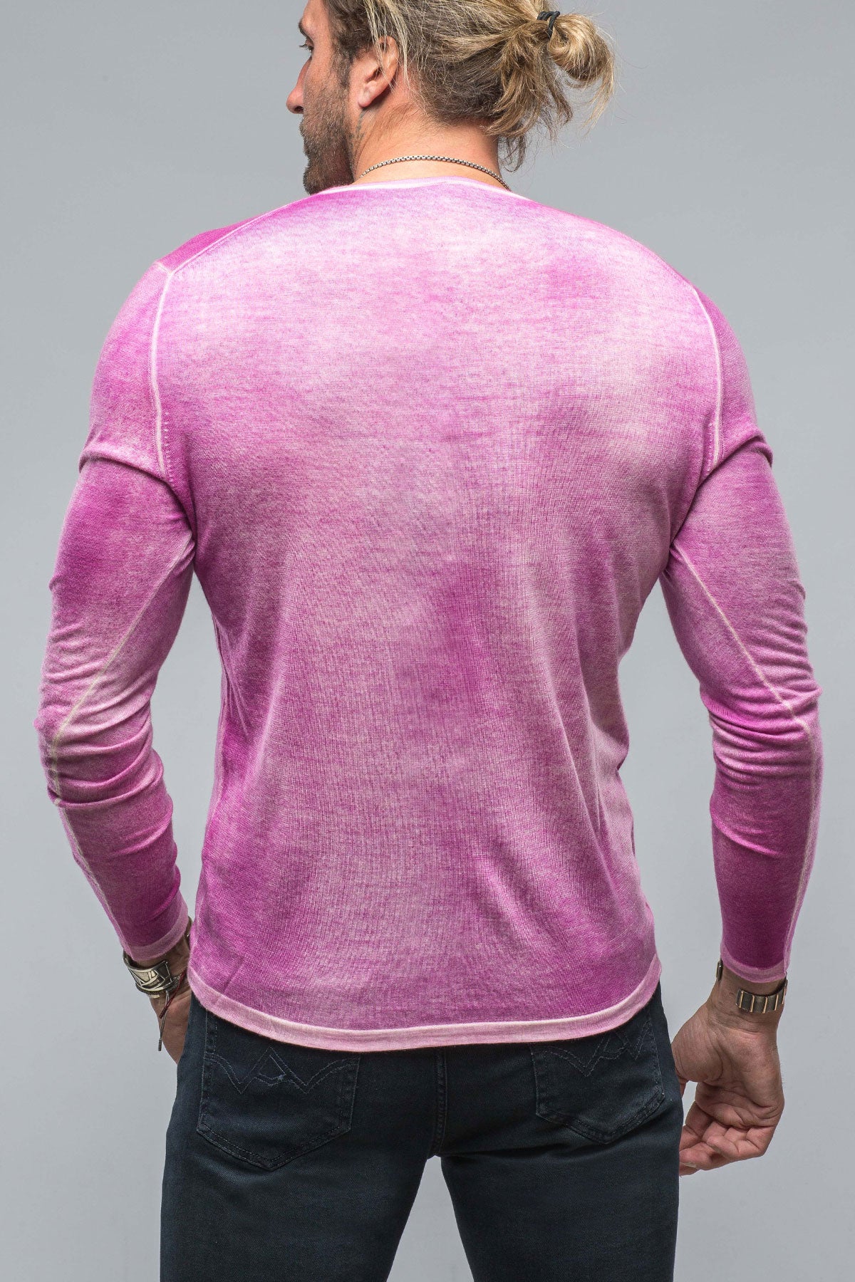 Matteo Cashmere Crew In Orchidea | Mens - Sweaters | Dune