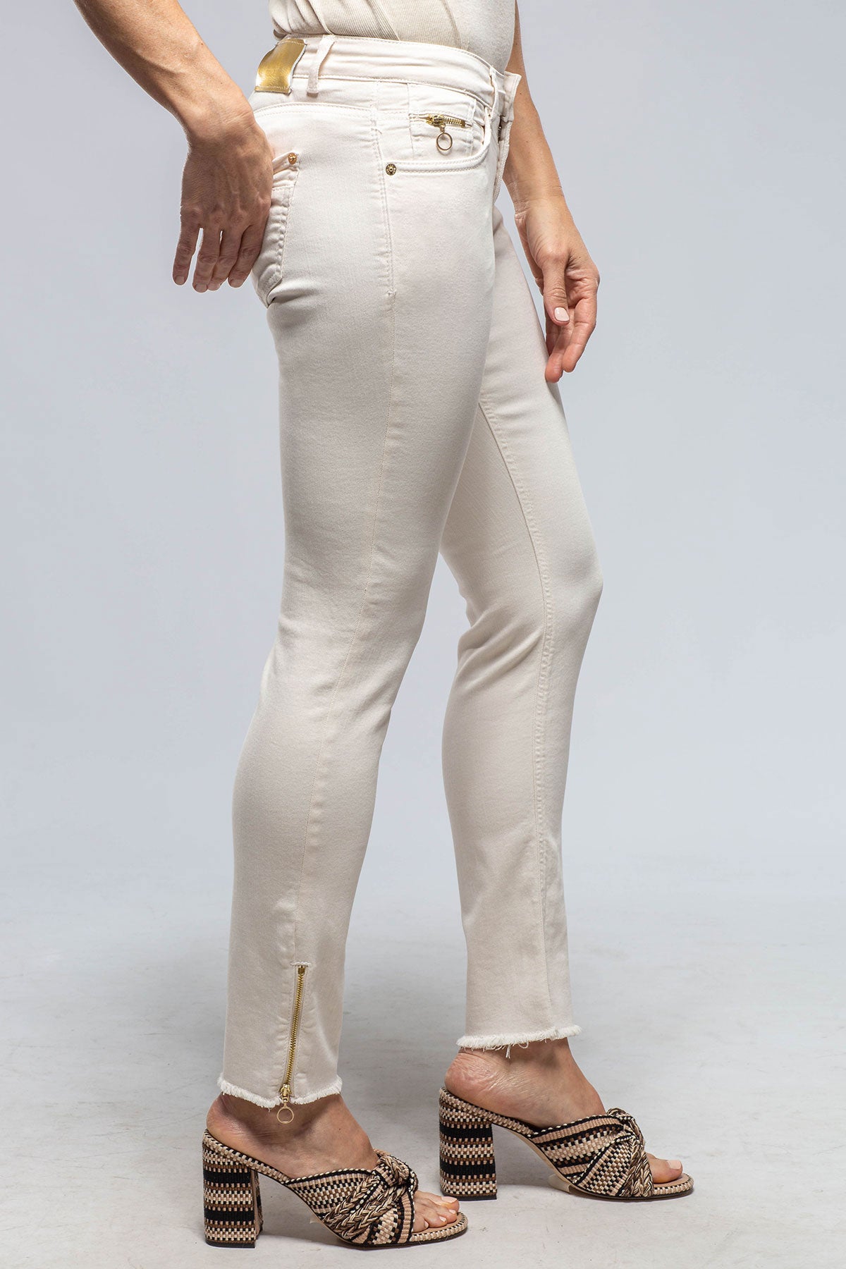 MAC Rich Slim Chic in New Antique White | Ladies - Pants - Jeans | Mac Jeans