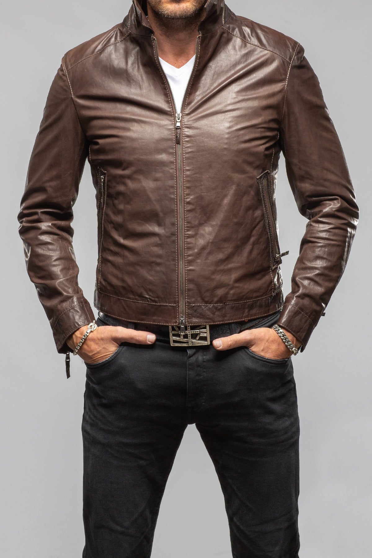Stefano Nappa Jacket in Chocolate