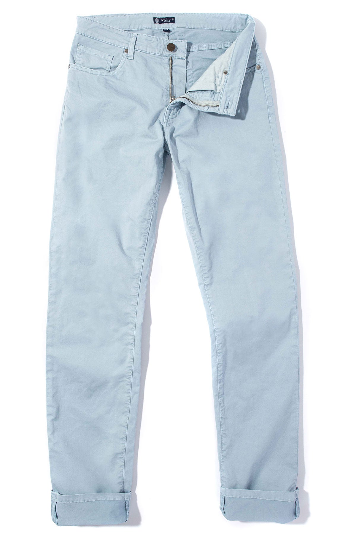 Flagstaff Performance Denim In Blu Ice | Mens - Pants - 5 Pocket | Axel's Premium Denim