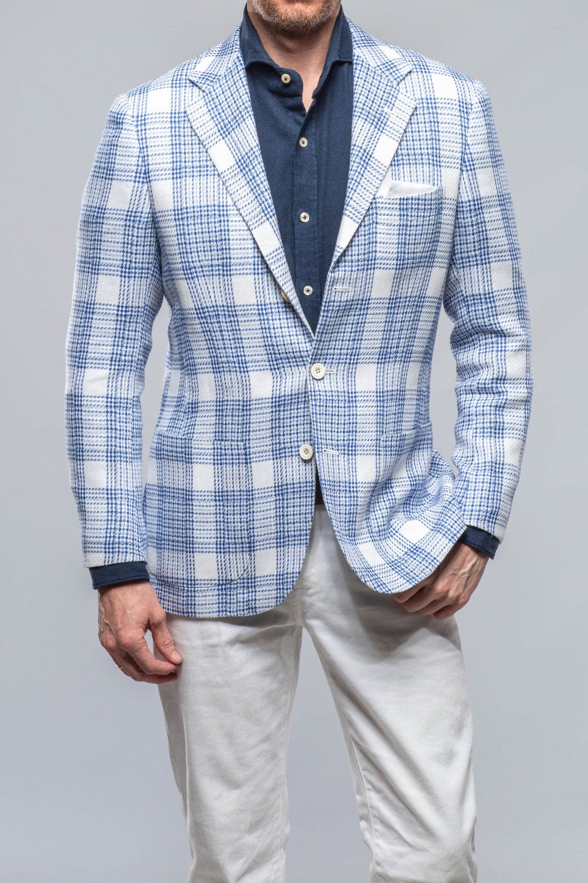 Mondial Cashmere Linen Sport Coat | Mens - Tailored - Sport Coats | Kiton