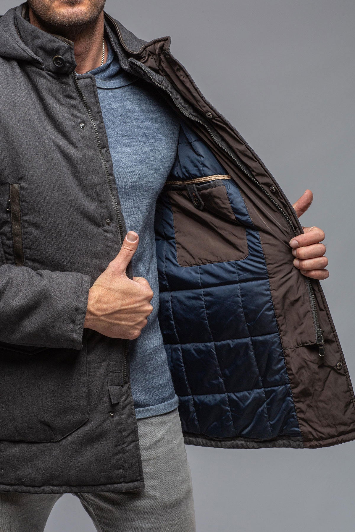 Kipling Hooded Overcoat | Warehouse - Mens - Outerwear - Cloth | Gimo's