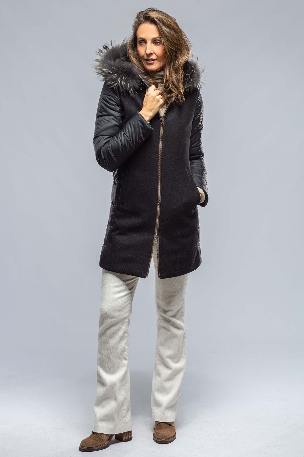 Candice Wool/Cashmere Reversible Coat | Warehouse - Ladies - Outerwear - Cloth | Gimo's