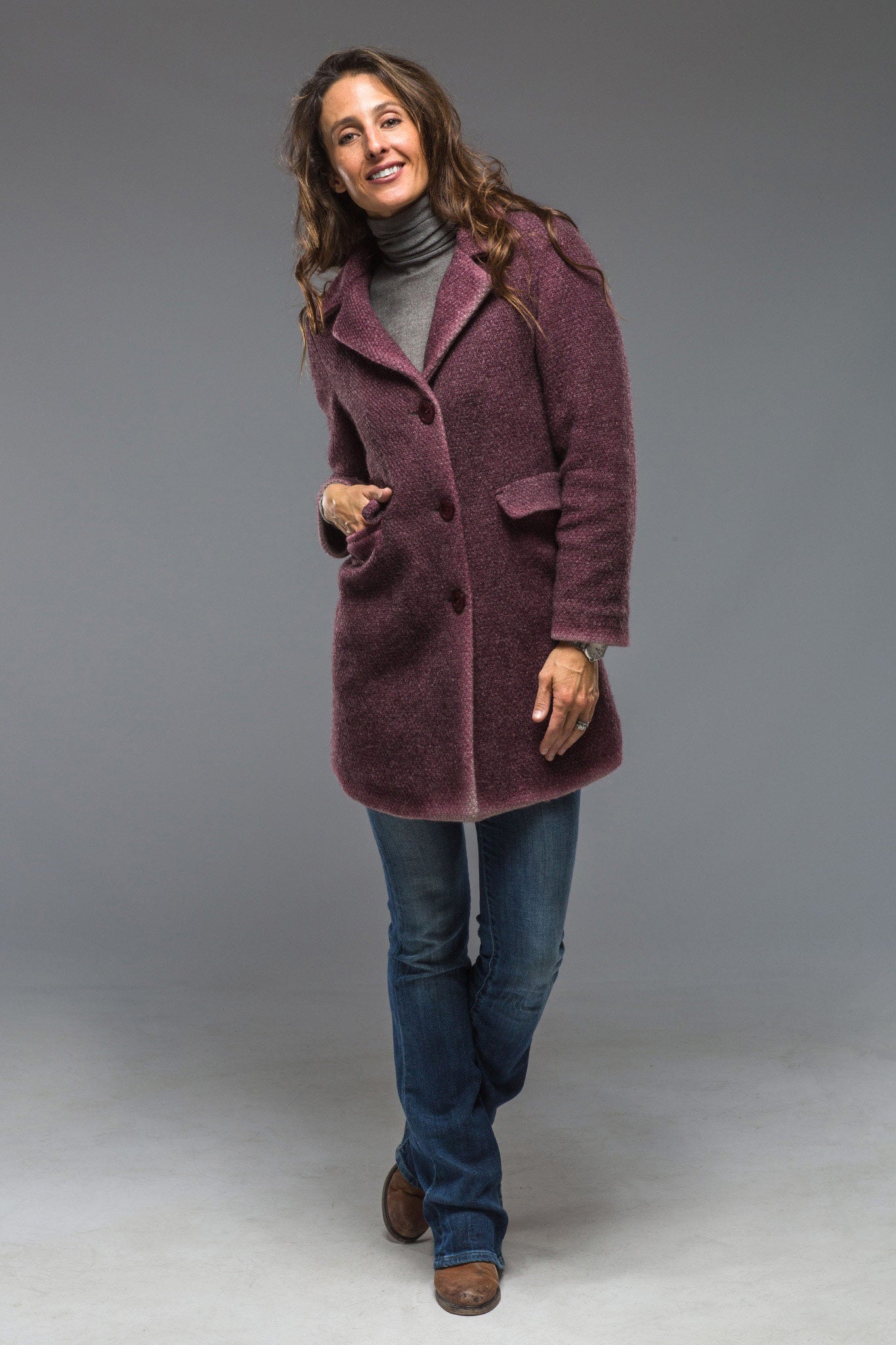 Poppy Long Garment Dyed Coat | Warehouse - Ladies - Outerwear - Cloth | Gimo's
