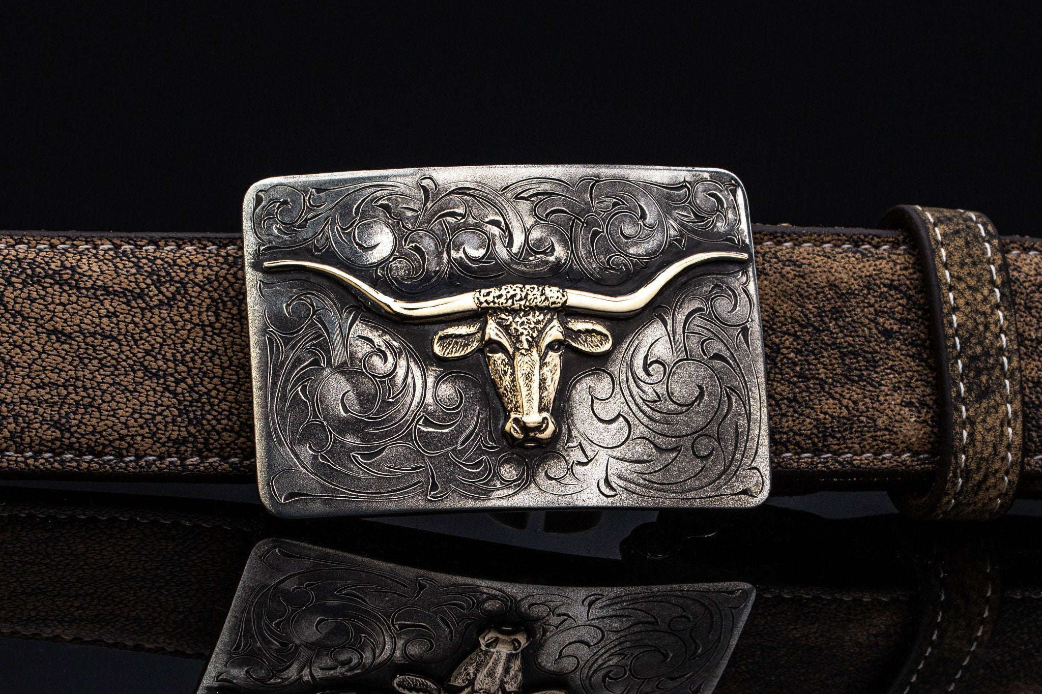 McCreedy Longhorn | Belts And Buckles - Trophy | Comstock Heritage