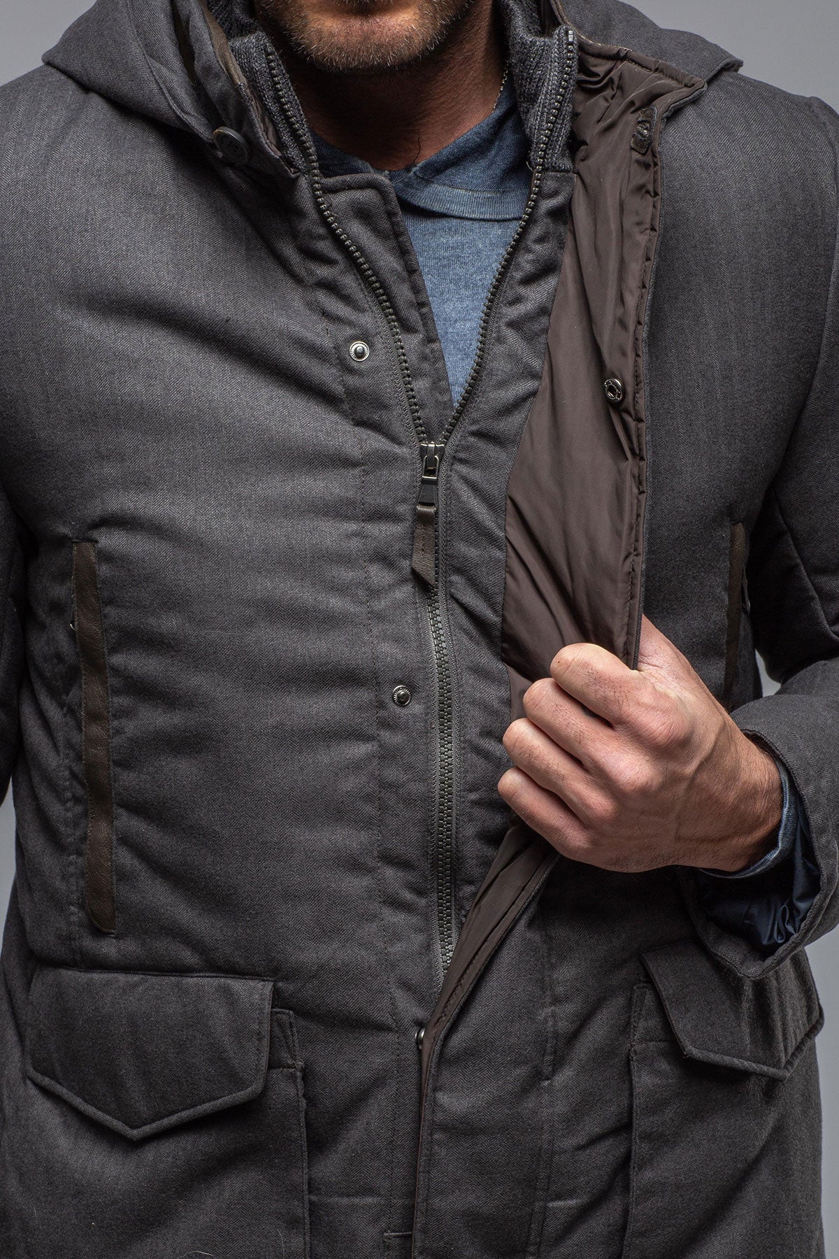 Kipling Hooded Overcoat | Warehouse - Mens - Outerwear - Cloth | Gimo's