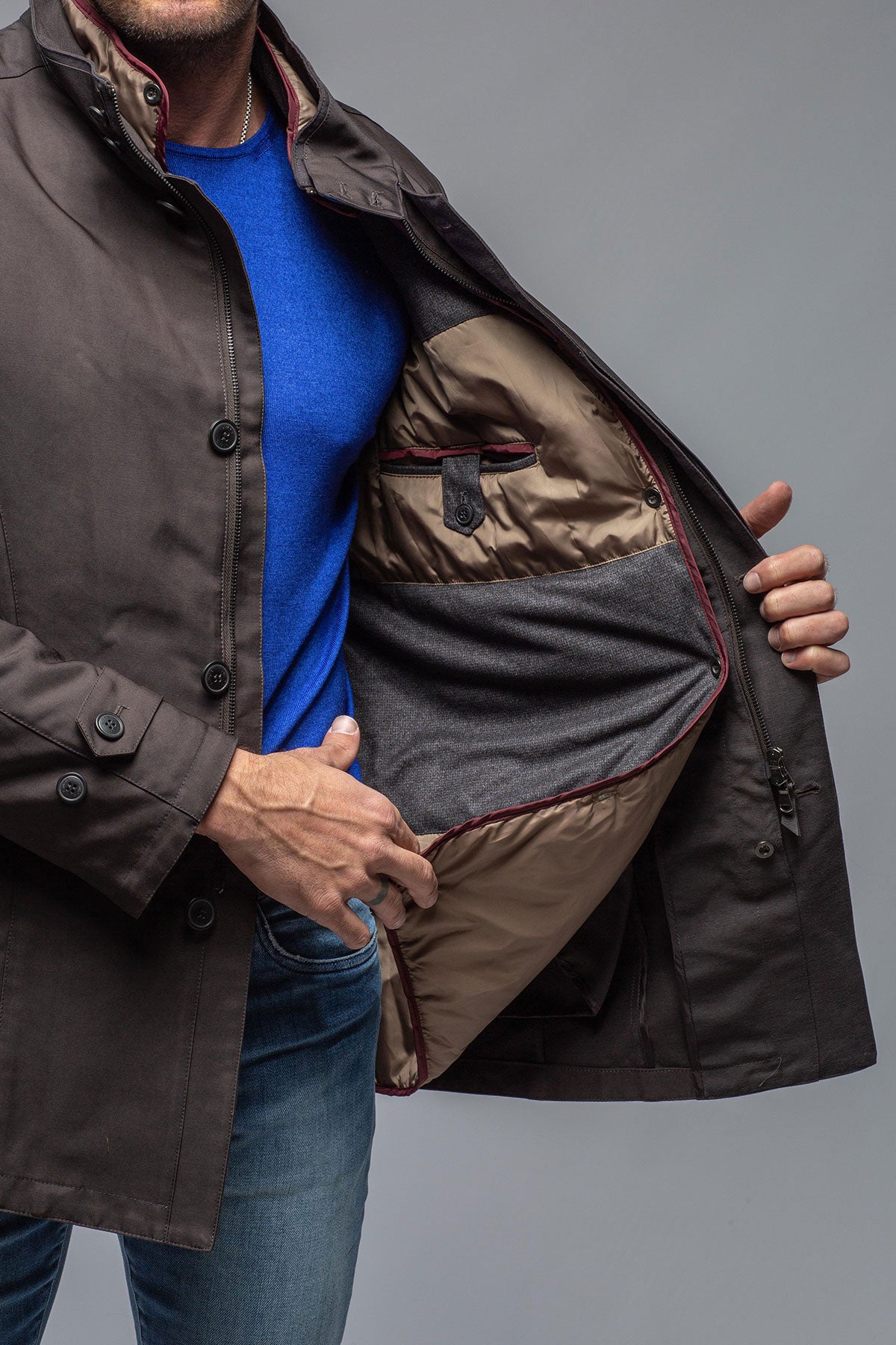 Hodges Technical Overcoat | Warehouse - Mens - Outerwear - Overcoats | Gimo's