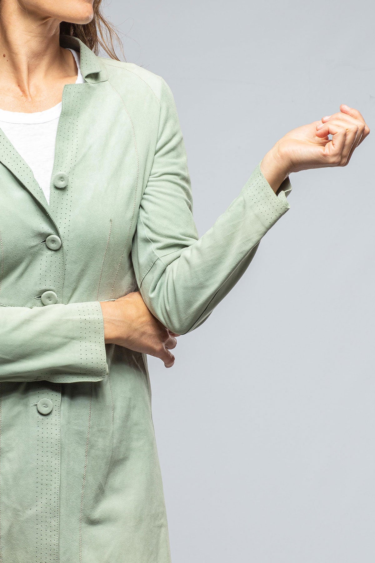 Lily Suede Jacket | Samples - Ladies - Outerwear - Leather | Gimo's