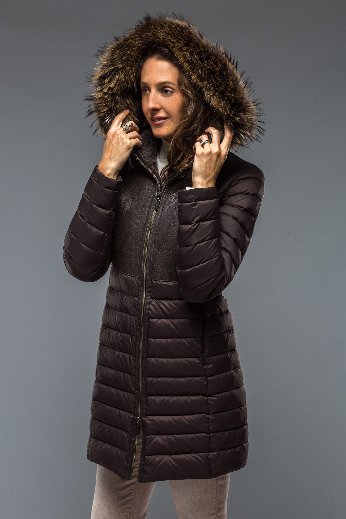 Hooded Alison Coat | Warehouse - Ladies - Outerwear - Cloth | Gimo's