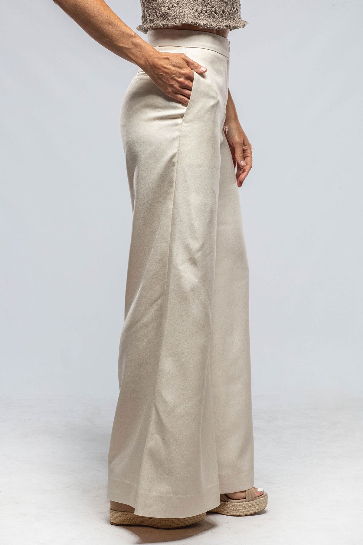 Santiago Trouser In Blush | Ladies - Pants - Slacks | VOZ