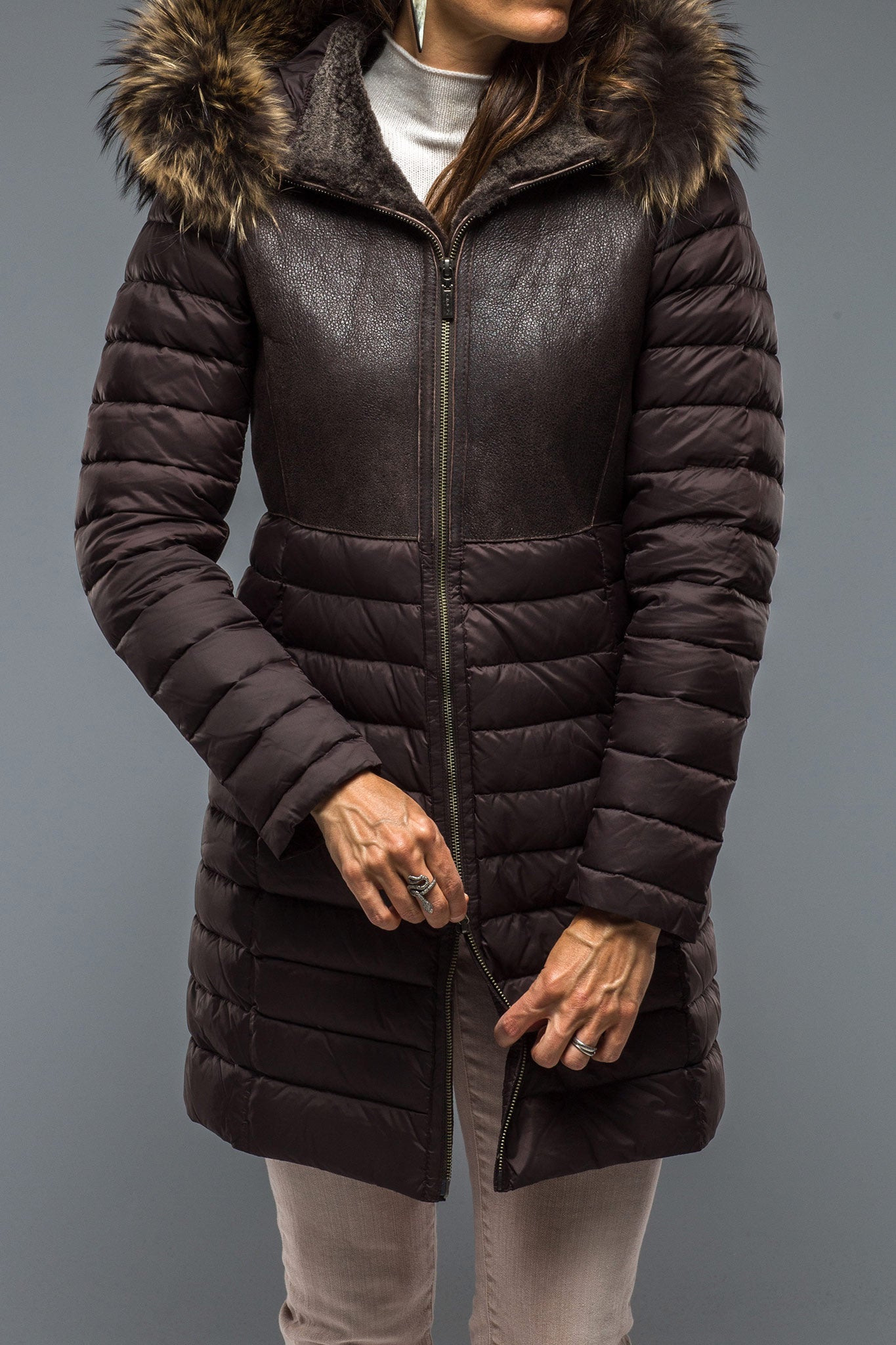 Hooded Alison Coat | Warehouse - Ladies - Outerwear - Cloth | Gimo's