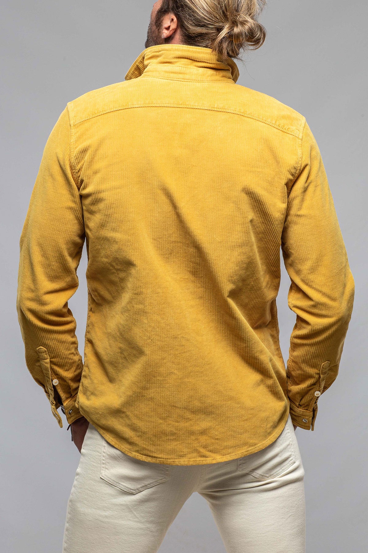 Brooks Corduroy Snap Shirt In Girasole | Mens - Shirts | Axels Premium Denim