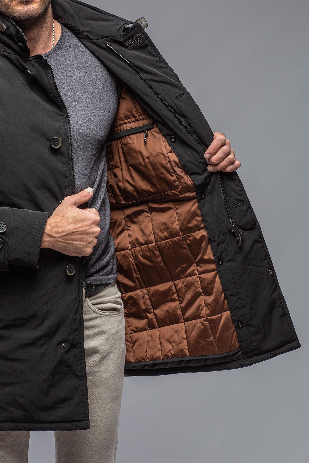 Connors Technical Overcoat | Warehouse - Mens - Outerwear - Cloth | Gimo's