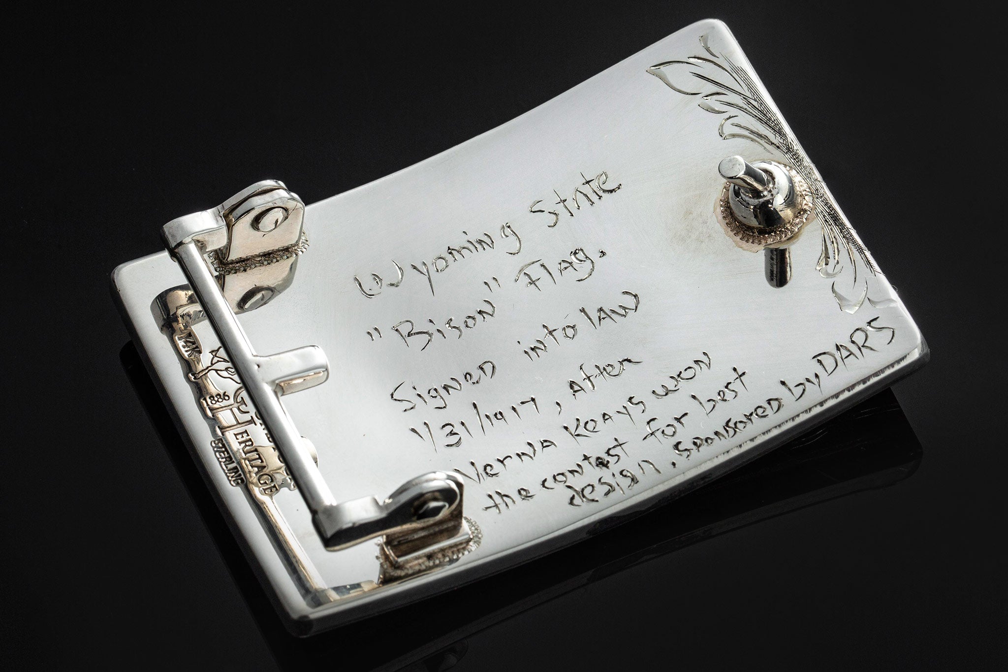 AO Wyoming Trophy Buckle | Belts And Buckles - Trophy | Comstock Heritage