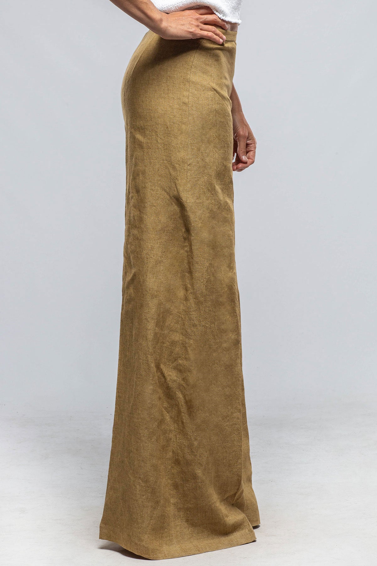 Maxi Linen Pant In Sand | Ladies - Pants - Knit | T.ba