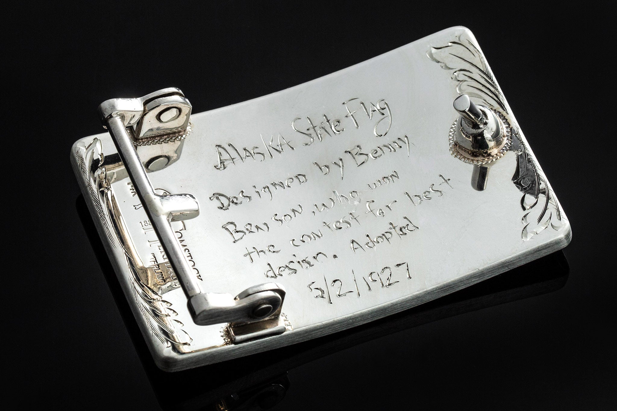 AO Alaska Belt Buckle | Belts And Buckles - Trophy | Comstock Heritage