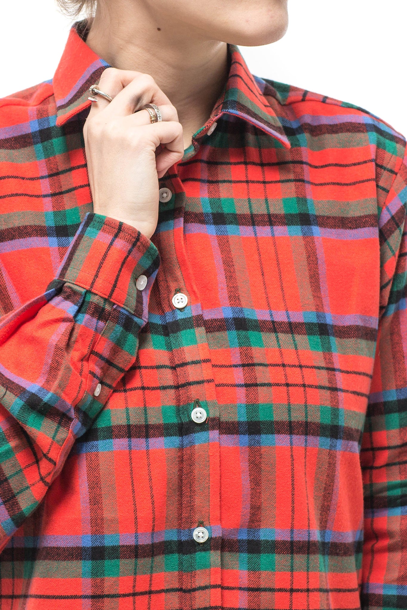 Axels-Is Candice's Flannel Shirt Ladies - Tops