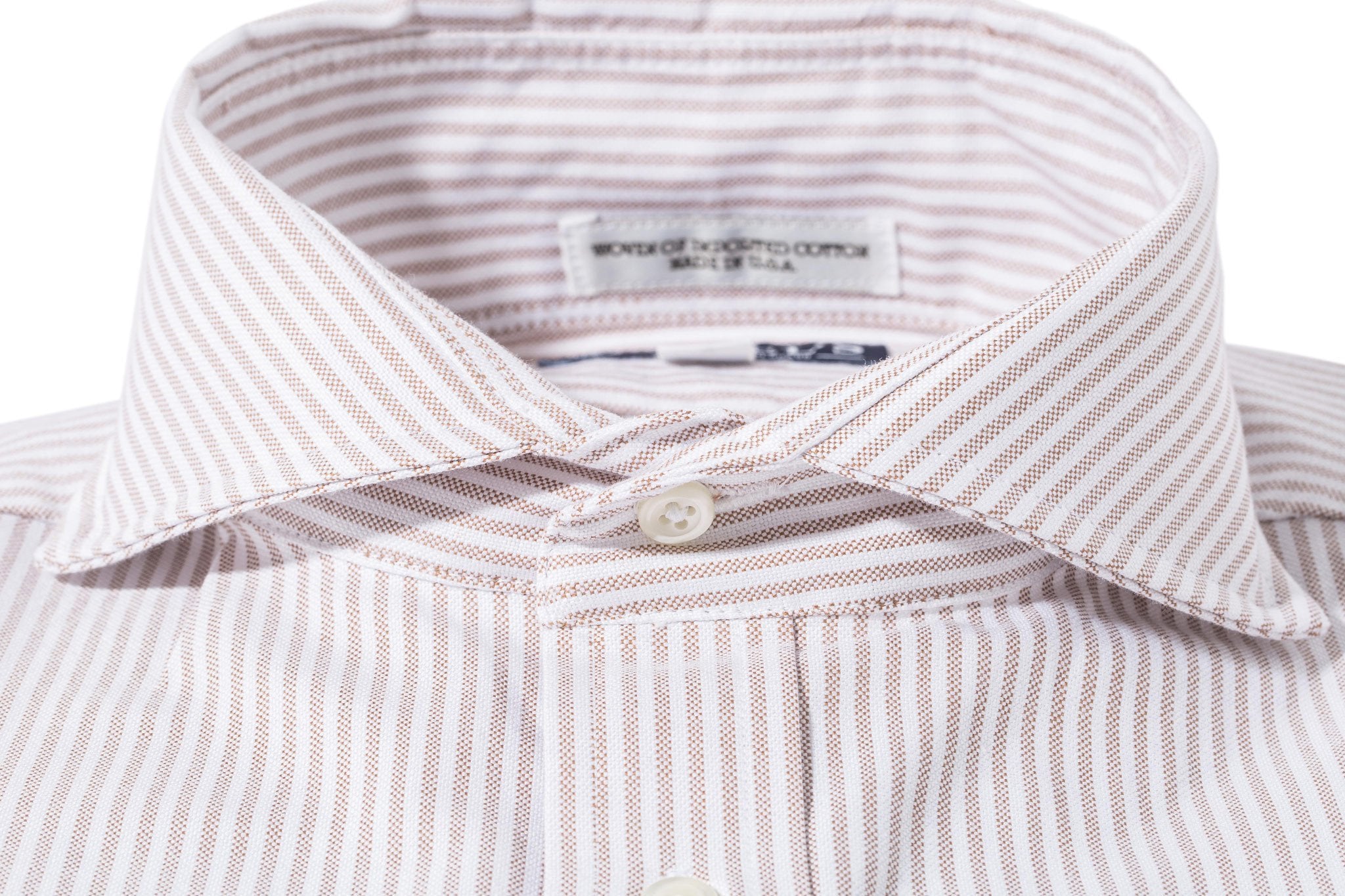 Axels-Is Palmetto Oxford Bengal Dress Shirt In Brown Mens - Shirts - Outpost