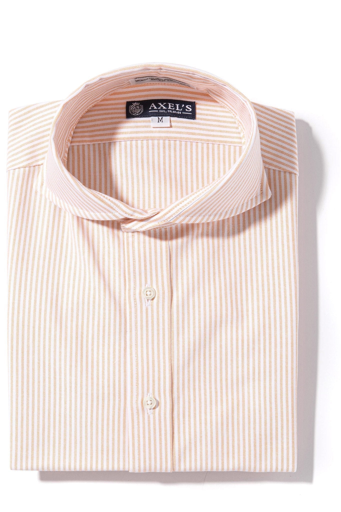 Palmetto Oxford Bengal Dress Shirt In Peach, S Palmetto Oxford Bengal Dress Shirt In Peach, S