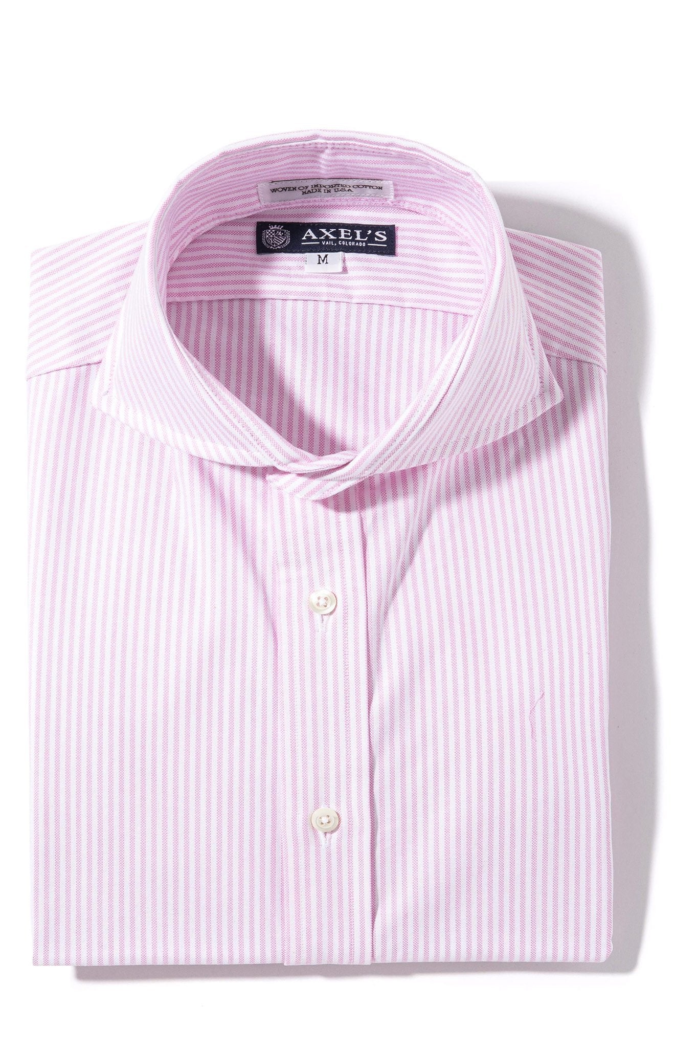 Palmetto Oxford Bengal Dress Shirt in Pink, S Palmetto Oxford Bengal Dress Shirt in Pink, S