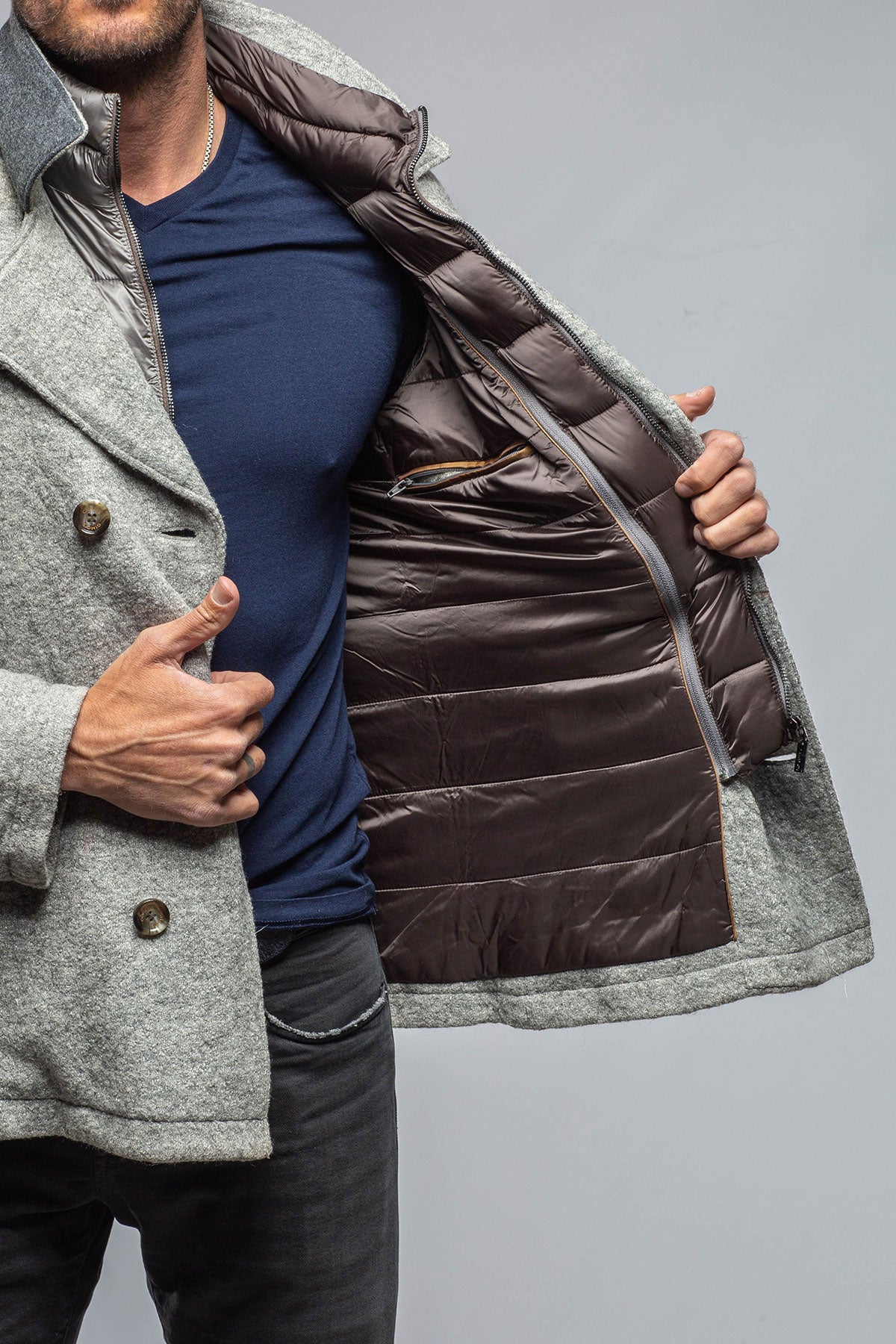 Micah Double Breasted Jacket | Warehouse - Mens - Outerwear - Cloth | Gimo's