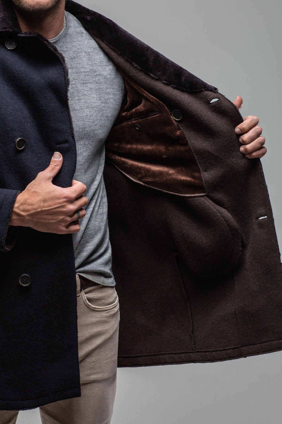 Elijah Double-Breasted Jacket | Warehouse - Mens - Outerwear - Cloth | Gimo's