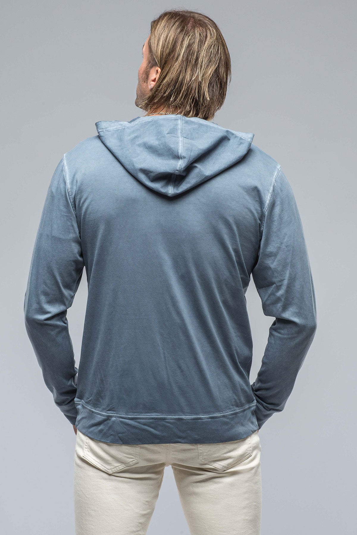 Pipeline Pima Cotton Hoodie in Capri | Mens - Shirts - T-Shirts | Georg Roth