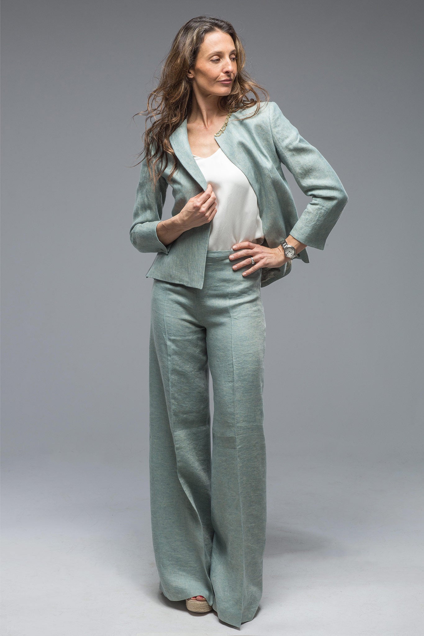Pavlova Linen Jacket | Ladies - Tailored - Jackets | T.ba