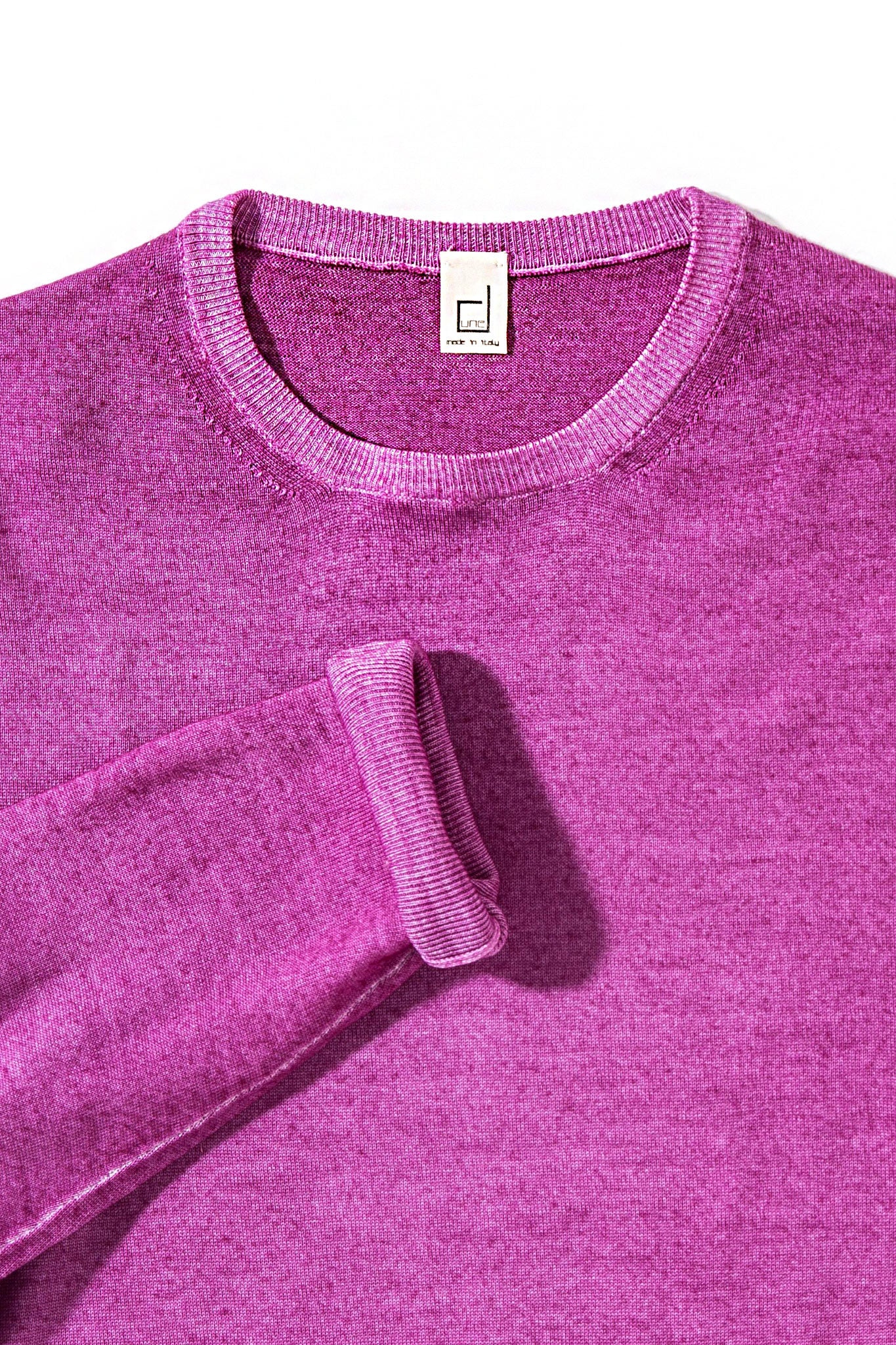 Dune Crosby Merino Sweater In Wine Mens - Sweaters