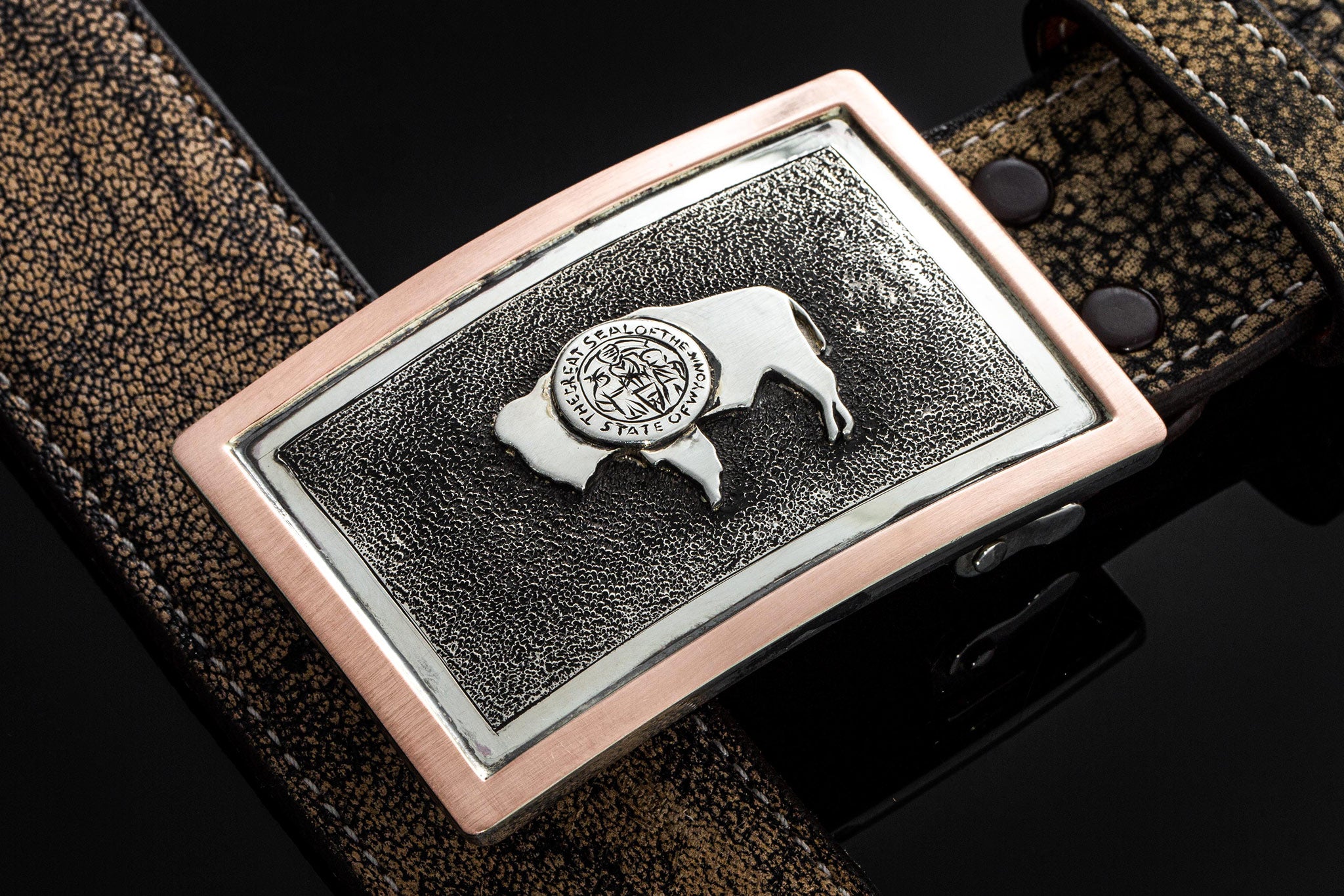 AO Wyoming Trophy Buckle | Belts And Buckles - Trophy | Comstock Heritage