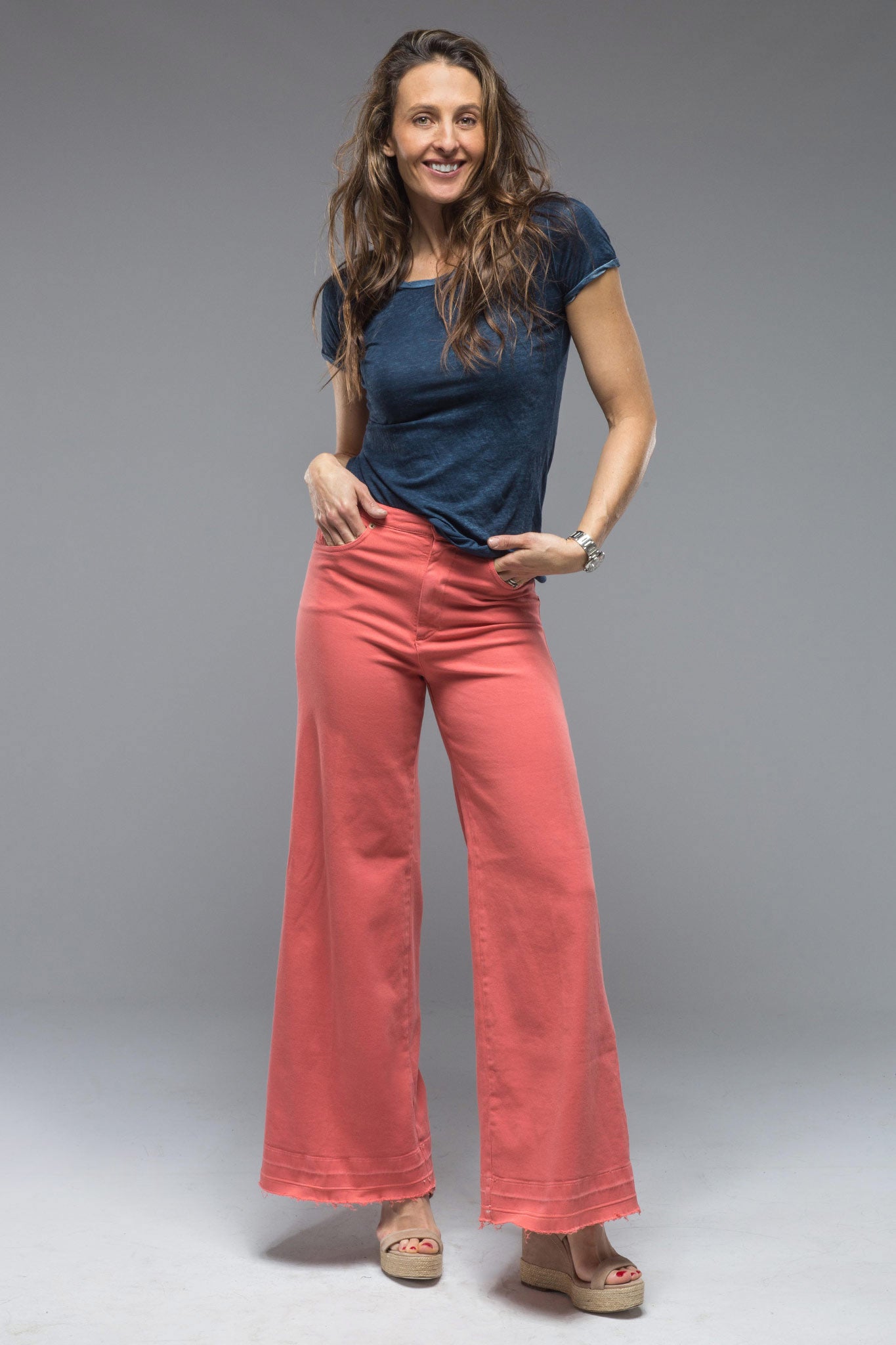 European Culture Elisabetta Wide Leg Jeans Ladies - Pants