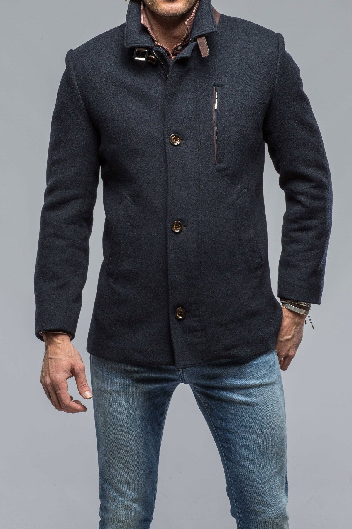 Gimo's Ethan Wool Carcoat Warehouse - Mens - Outerwear - Cloth